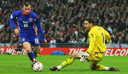 21. November 2007: Ivica Olic schockt England. In Wembley trifft er zum 2:0 (Endstand: 3:2). Kroatien fährt zur EM, England bleibt zuhause