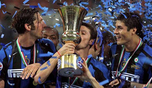 In den letzten fünf Spielzeiten gewann Inter mit Kapitän Zanetti fünfmal den Scudetto - beeindruckend!