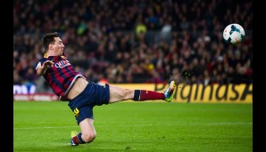 Messi, Messi, Messi: Keiner traf öfter dreifach in der Champions League als der kleine Argentinier. Fünf Mal gelangen ihm 3 Tore oder mehr....