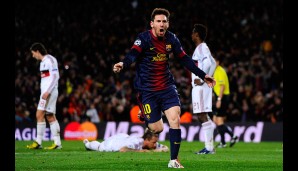 Messi lässt alle hinter sich. Von 2009-2012 wird er vier Mal in Folge Torschützenkönig in der Königsklasse - logisch, Rekord!