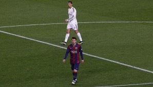 Weltstars unter sich: In der Champions League erzielte Cristiano Ronaldo bisher 90 Tore, Lionel Messi gelangen 83 Treffer