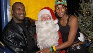 Wer mit Shaquille O'Neal und dem Weihnachtsmann feiert, der hat es offensichtlich nach ganz oben geschafft