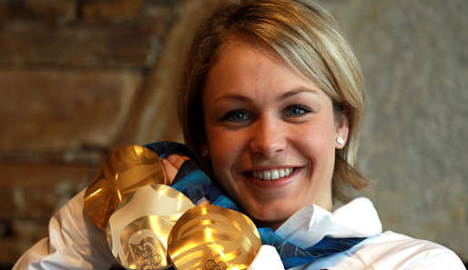 Was sie anfasste, wurde zu Gold: Bei den Winterspielen in Vancouver gewann Neuner zweimal Gold und einmal Silber