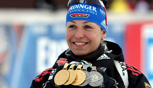 2011 setzte sie noch einen drauf und gewann bei der WM in Khanty-Mansiysk fünf Medaillen, darunter dreimal Gold