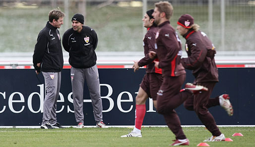Nach der Entlassung Vehs im November 2008 übernimmt Babbel dessen Posten als Chefcoach der Stuttgarter