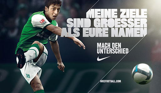 Unter dem Motto "Mach den Unterschied" startet Nike eine neue internationale Kampagne. Mesut Özil ist einer der Werbeträger