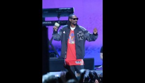 Auch dabei und hoffentlich erholt vom Celebrity Game: Snoop Dogg