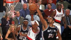 Platz 1: Tim Duncan - 568 Blocks in 251 Spielen - Team: San Antonio Spurs