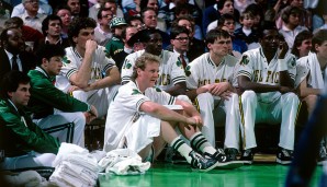 PLATZ 6: Boston Celtics. Saison 1985-86, Bilanz: 67-15 - Meister: Boston Celtics gegen Houston Rockets (4-2)