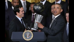 Rang 2: ERIK SPOELSTRA - Seit April 2008 ist Spoelstra bei den Miami Heat, zweimal durfte er bisher Präsident Obama besuchen