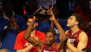 Kleiner Trost: Durant wurde 2012 als MVP des All-Star Game geehrt.