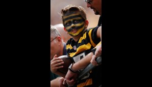 Ist das Biene Maja? Dieser junger Steelers-Fan war etwas überrascht über den schwachen Beginn von Pittsburgh
