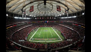 Der Georgia Dome der Atlanta Falcons ist schon ein sehr feines Stadion. Einen Heimsieg gab's gegen die Bears diesmal jedoch nicht