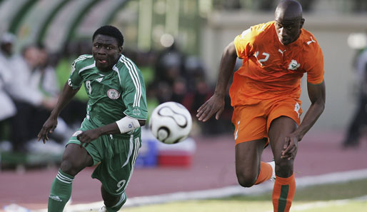 Die WM 2006 fand ohne Nigeria und Martins statt. In der Qualifikation musste man der Elfenbeinküste den Vortritt lassen