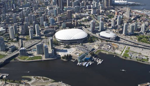 Hier findet am 12. Februar die Eröffnungsfeier der Olympischen Winterspiele 2010 in Vancouver statt. 59.841 Zuschauer können das Spektakel im BC Place Stadium bewundern