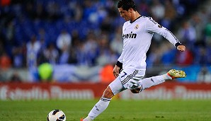 Cristiano Ronaldo trainierte beim Futsal vor allem den Abschluss mit beiden Füßen