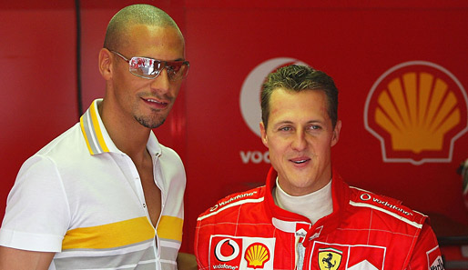 Rio Ferdinand: Auf Du und Du mit Stars wie dem siebenmaligen Formel-1-Champion Michael Schumacher