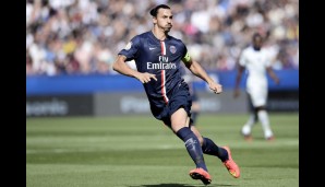 Rang 3: Zlatan Ibrahimovic von Paris Saint-Germain (19 Tore)