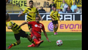 1. Karim Bellarabi/Bayer Leverkusen 9 Sekunden (23.08.2014 bei Borussia Dortmund)