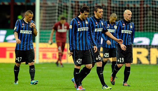 Unangefochtener Spitzenreiter in Italiens Schuldentabelle: Inter hatte nach der Saison 2010/2011 insgesamt 335 Millionen Euro Schulden (alle Zahlen von "Gazzetta dello Sport")