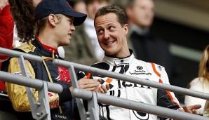 Eine Gemeinsamkeit mit seinem Idol Schumacher, mit dem er schon seit 2007 gemeinsam beim Race of Champions startet