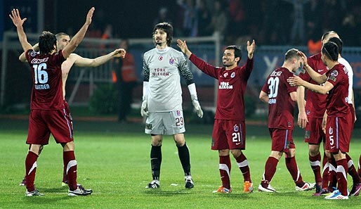 VIZE-MEISTER: Trabzonspor erreichte punktgleich Platz zwei und damit die Champions-league-Qualifikation