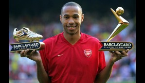 An Thierry Henry führte damals auch kein Weg vorbei, was die Torjägerkanone und die Wahl zum besten Spieler der Premier League anging