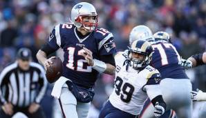 Auch im letzten Jahr stand Brady wieder im Super Bowl. Trotz drei Touchdowns und mehr als 500 Yards (ein neuer Playoff-Rekord) jubeln jedoch die Eagles. Das Bild von Bradys Drop geht um die Welt.