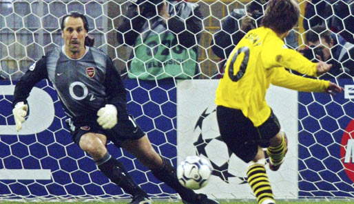In der Champions League 2003/2004 spielte Rosicky mit dem BVB gegen Arsenal. Im Westfalen-Stadion gewann der BVB mit 2:1 durch zwei RosicKy-Treffer
