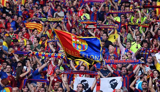 Platz 3: FC Barcelona. Auch der Erzrivale aus Katalonien kann sich auf seine Anhänger verlassen. Wenn Barca im Nou Camp aufläuft, fiebern 73.913 Menschen mit