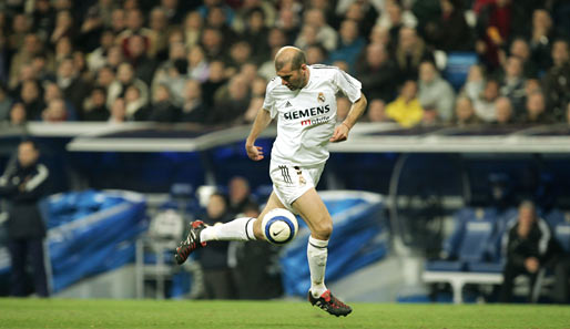 Platz 5: Zinedine Zidane (Real Madrid, 7%)