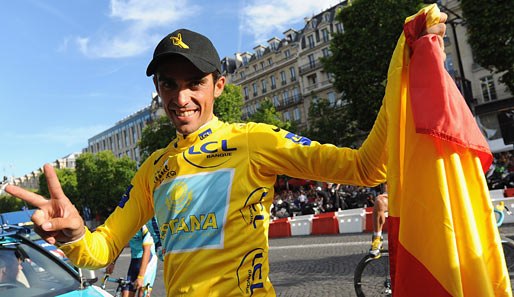 ALBERTO CONTADOR, 27 Jahre, Spanien, Team Astana, gewann die Tour de France 2007 und 2009, dazwischen siegte er beim Giro und der Vuelta