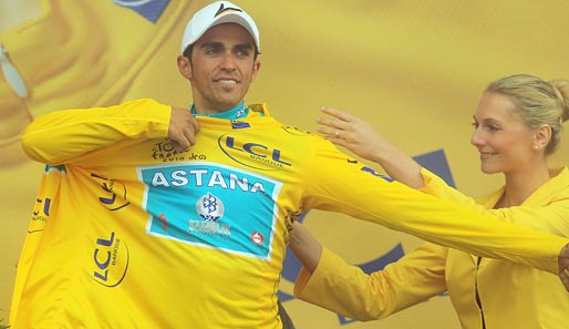 Contador hat den Tour-Sieg schon so gut wie in der Tasche. Der Spanier hat weiter acht Sekunden Vorsprung - und er ist der bessere Zeitfahrer als Schleck