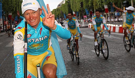 ALEXANDER WINOKUROW, 37 Jahre, Team Astana, Alleinherrscher im kasachischen Rennstall, will es bei seiner wohl letzten Tour noch einmal wissen