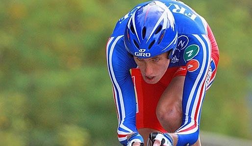 JEROME COPPEL, 24 Jahre, Frankreich, Team Saur-Sojasun, starker Zeitfahrer, bisher nur in kleineren Rennen präsent, führt das rein französische Team beim Debüt an