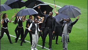Bolt beim Champions League-Finale zwischen dem FC Barcelona und Manchester United