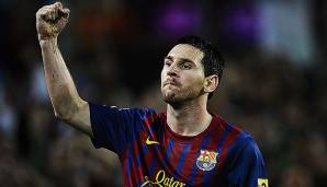 Und auch 2011 war er der alles überragende Mann: Messi gewinnt zum dritten Mal in Folge.