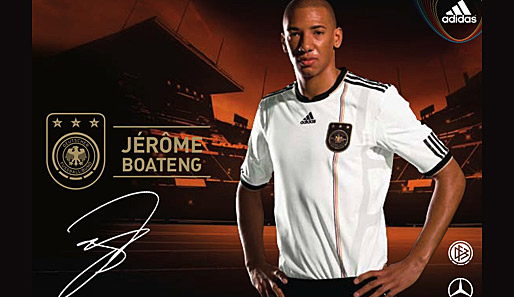 NUMMER 20: Jerome Boateng, 21 Jahre, Hamburger SV, 5 Länderspiele, 0 Tore (Stand: 1. Juni 2010)