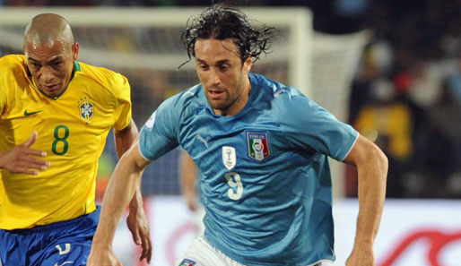 Luca Toni - AS Rom (32 Jahre, 47 Spiele für die Nationalmannschaft, 16 Tore)