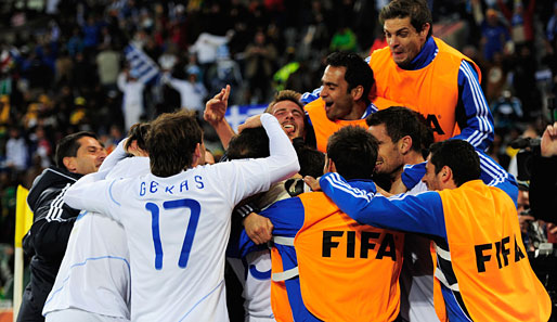 Griechenland ist in der WM angekommen - und hat jetzt wieder Achtelfinal-Chancen. Auch wenn es im letzten Gruppenspiel gegen Argentinien geht...