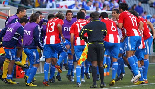 Vier Punkte nach zwei Spielen gegen die vermeintlich schwersten Gruppengegner: Paraguay zurecht in Feierlaune
