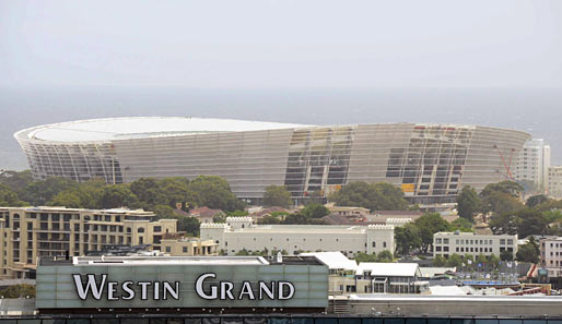 Stadt: Kapstadt; Name: African Renaissance Stadium Soccer City; Plätze: 68.000; Aufnahme: November 2009