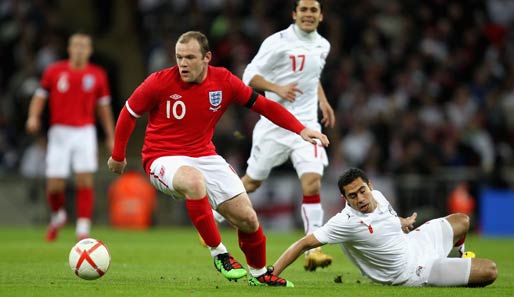 Der Star: Wayne Rooney (l.), 24 Jahre, 59 Länderspiele, 25 Tore (Stand: 27.5.2010)