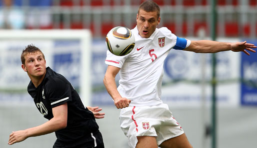 Der Star: Nemanja Vidic, Manchester United, 28 Jahre, 44 Länderspiele, 1 Tor (Stand: 15.5.2010)