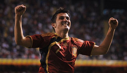Der Spieler im Fokus: David Villa, FC Barcelona, 28 Jahre, 56 Länderspiele, 37 Tore (Stand: 02.06.2010)