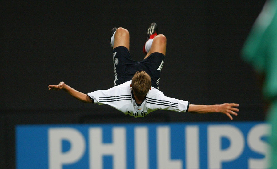 Miroslav Klose, WM-Toptorjäger! 16 Mal traf der Goalgetter bei Weltmeisterschaften. Mit einem Hattrick gegen Saudi Arabien 2002 ging's los