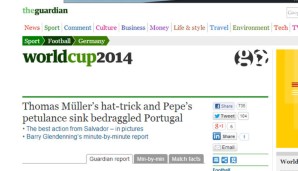 Laut dem "Guardian" haben Müller und Pepes Launen gleichen Anteil am 4:0