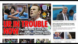 Die Headline des "Daily Star" muss man nicht übersetzen. "Trouble" trifft es ganz gut...