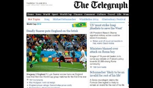 Der "Telegraph" ist immer recht sachlich, spricht aber vom "tödlichen Suarez"