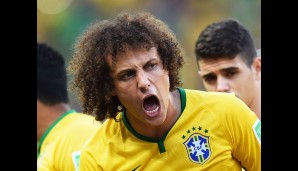 David Luiz feuerte seine Jungs immer wieder an